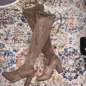 Over the knee boots size 6! Hardly worn!